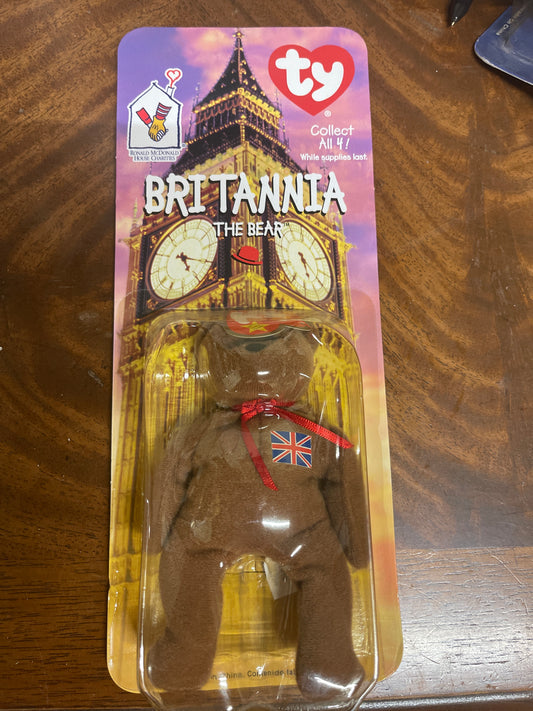 Britannia the Bear McDonald’s Beanie Baby