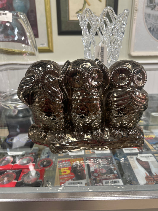 Hear, Speak, See no evil owls
