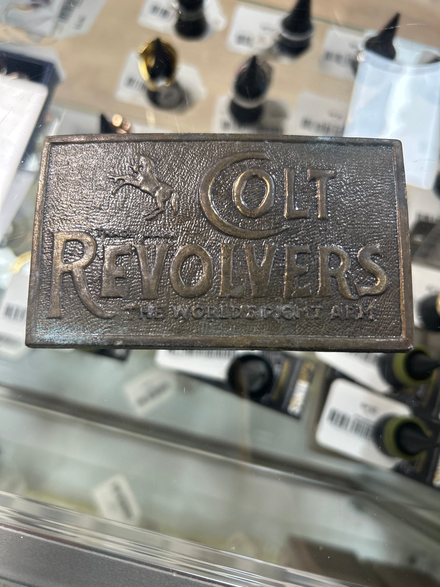 Vintage Colt Revolvers Belt Buckle