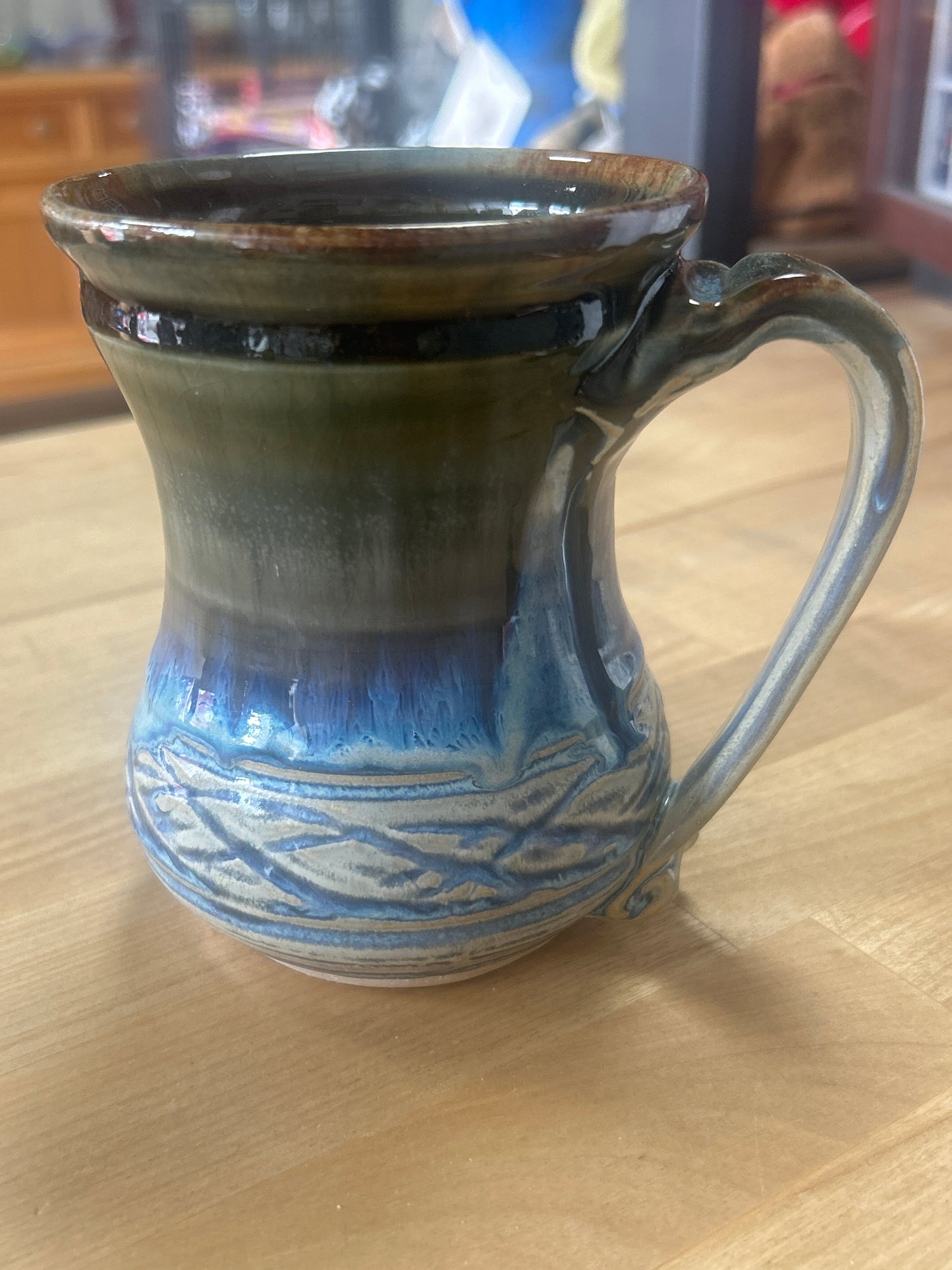 Studio pottery mug (unknown signature but n bottom)
