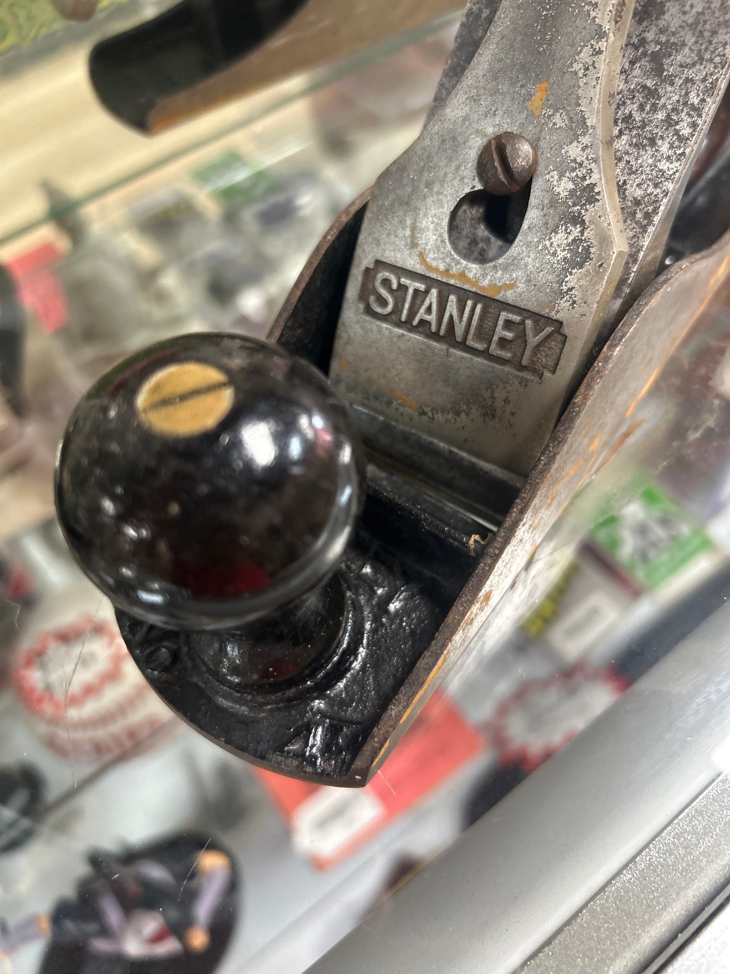 Vintage Stanley Bailey No 4  Smoothing Plane Vintage Woodworking Hand Tool
