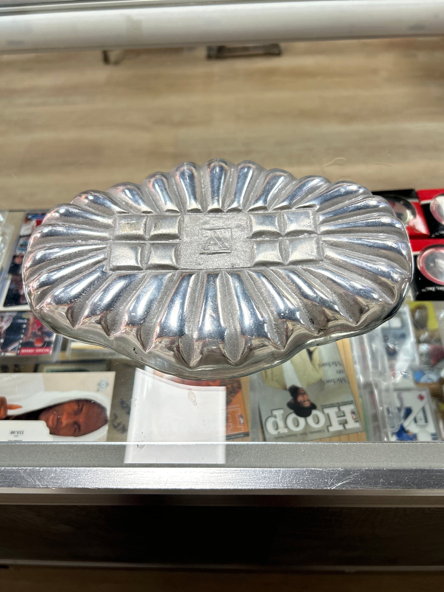 Vintage 9.5 inch Heavy Aluminum Trinket Plate