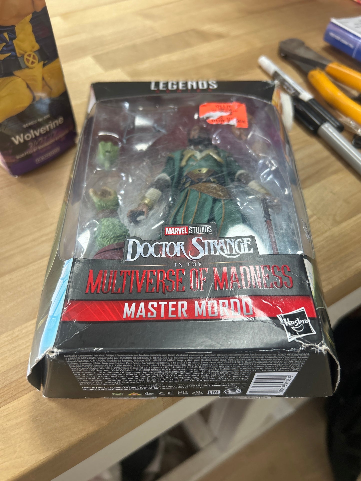 Master Mordo Doctor Strange 6 Inch Figure Legends Series Hasbro (boxes is rough)