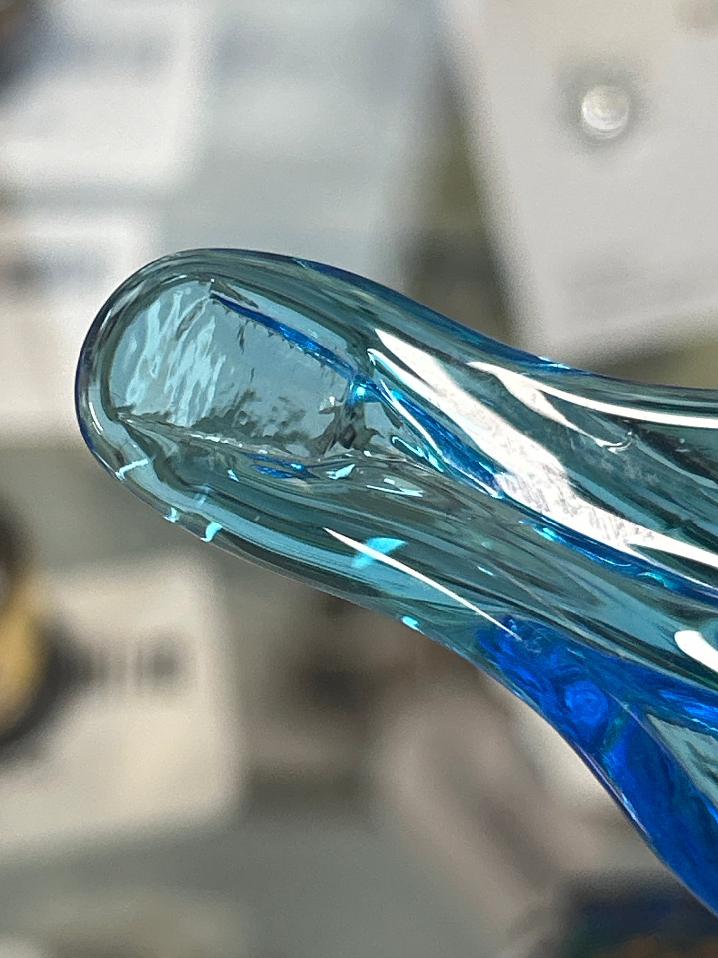 Vintage Leo Ward Glass Cobalt Bluebird of Happiness 1985 Figurine
