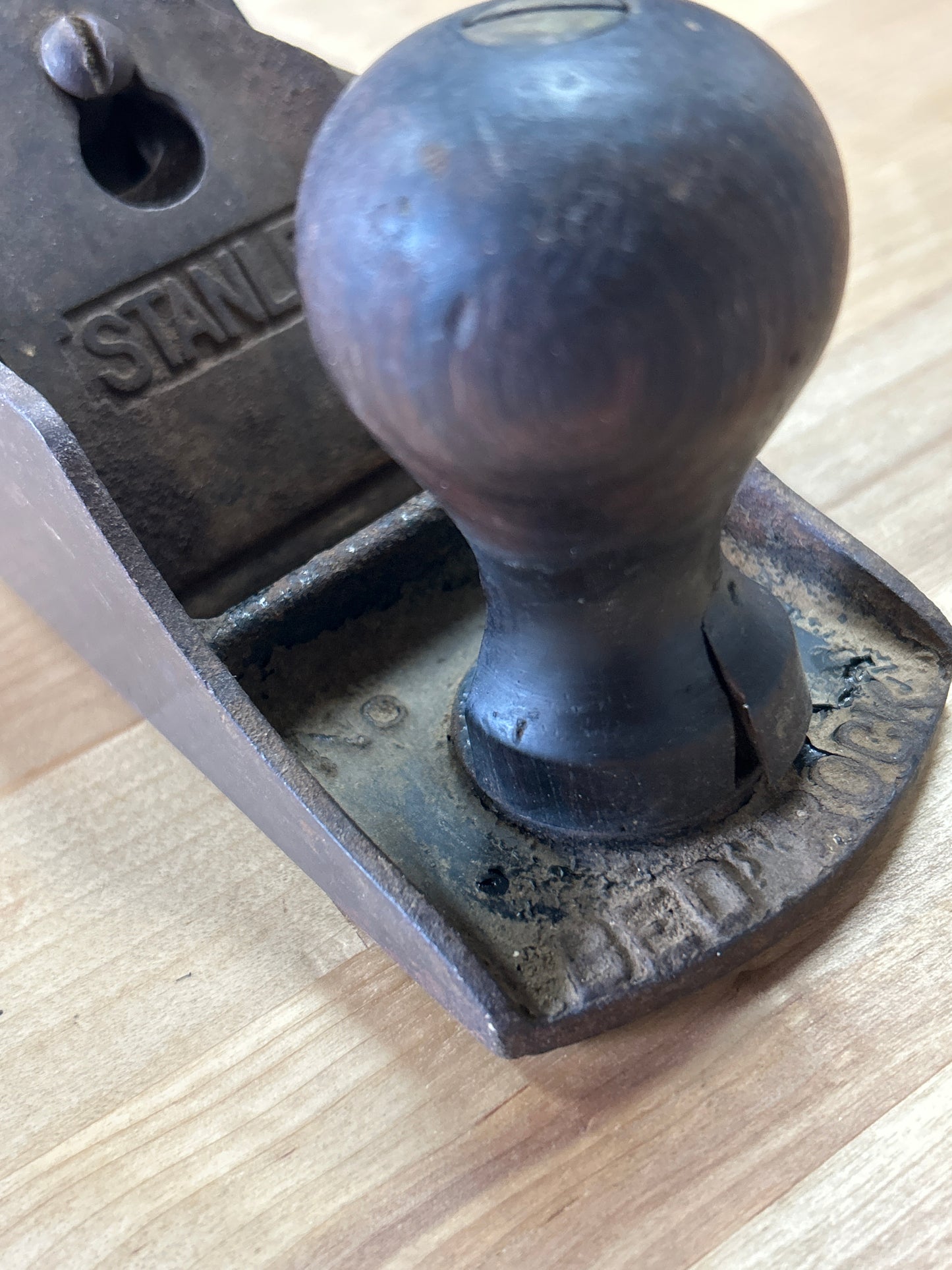 AntiqueStanley Bed Rock Plane #604 Rare (needs front knob replaced)