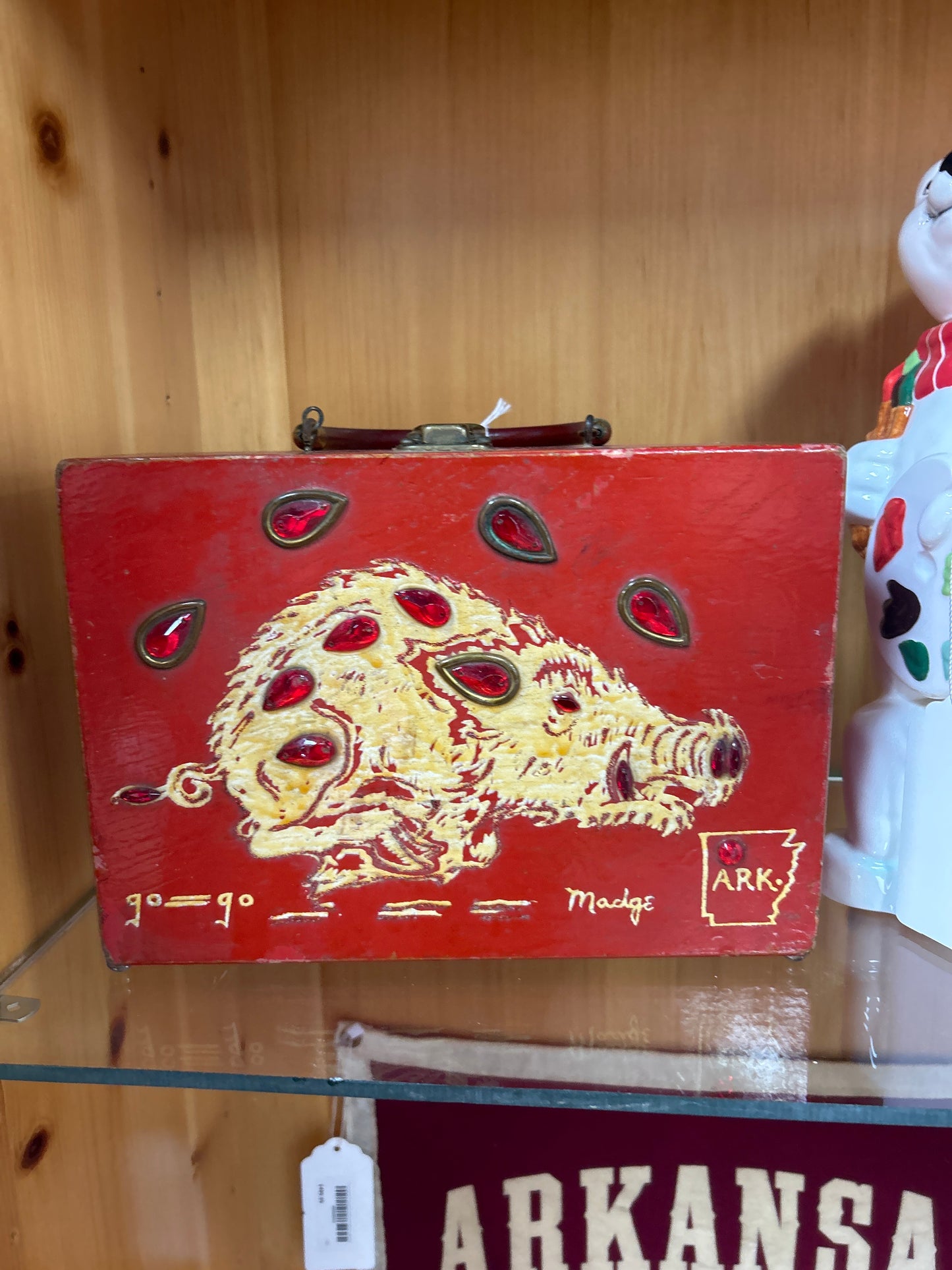 Vintage 1960’s Arkansas Razorback Box