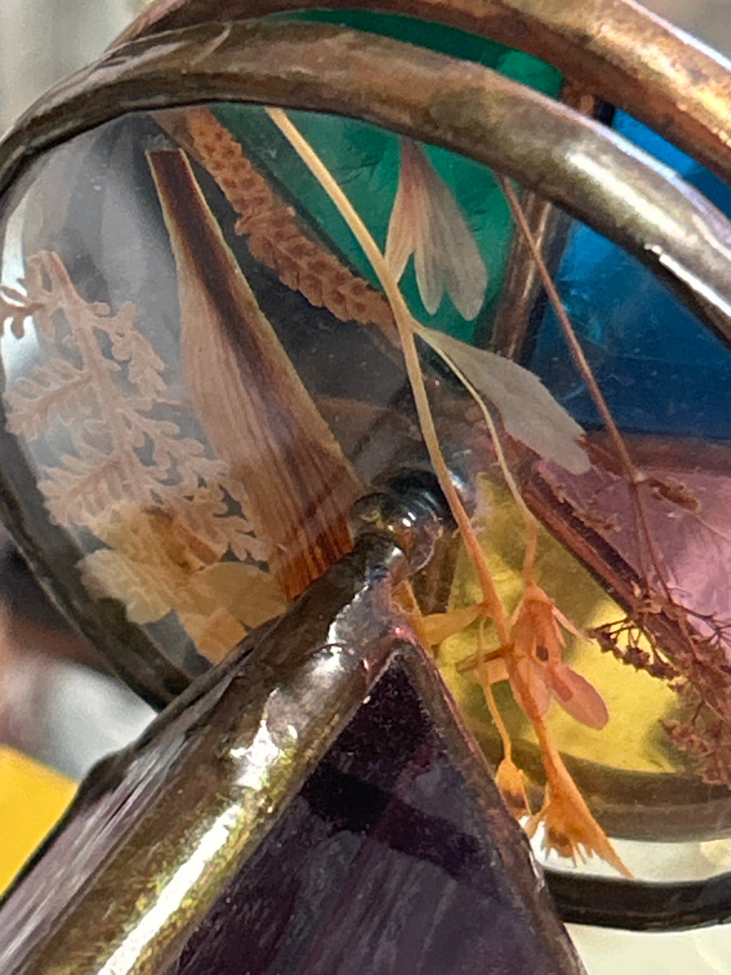 Vintage Two Wheel Kaleidoscope (Judy Wisdom 1983) NICE