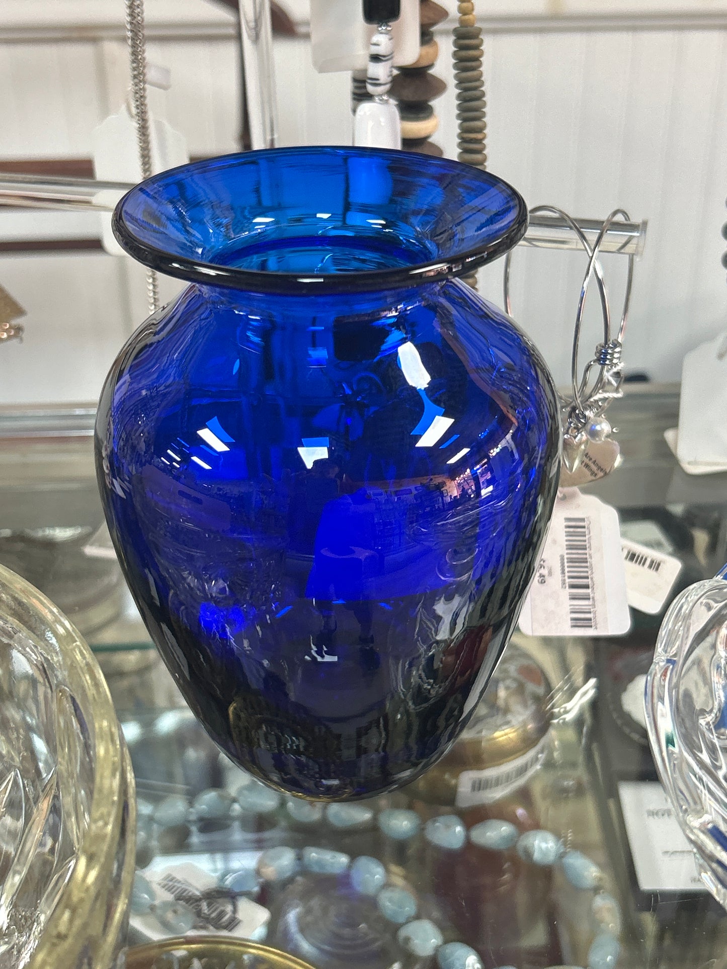 Blue vase 6.5”
