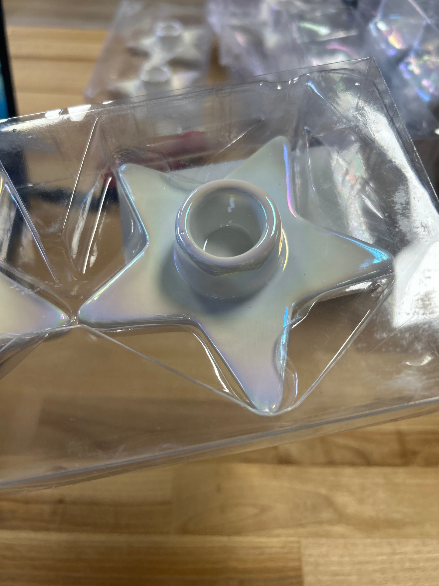Taper Candle Holder Star (2 per box)