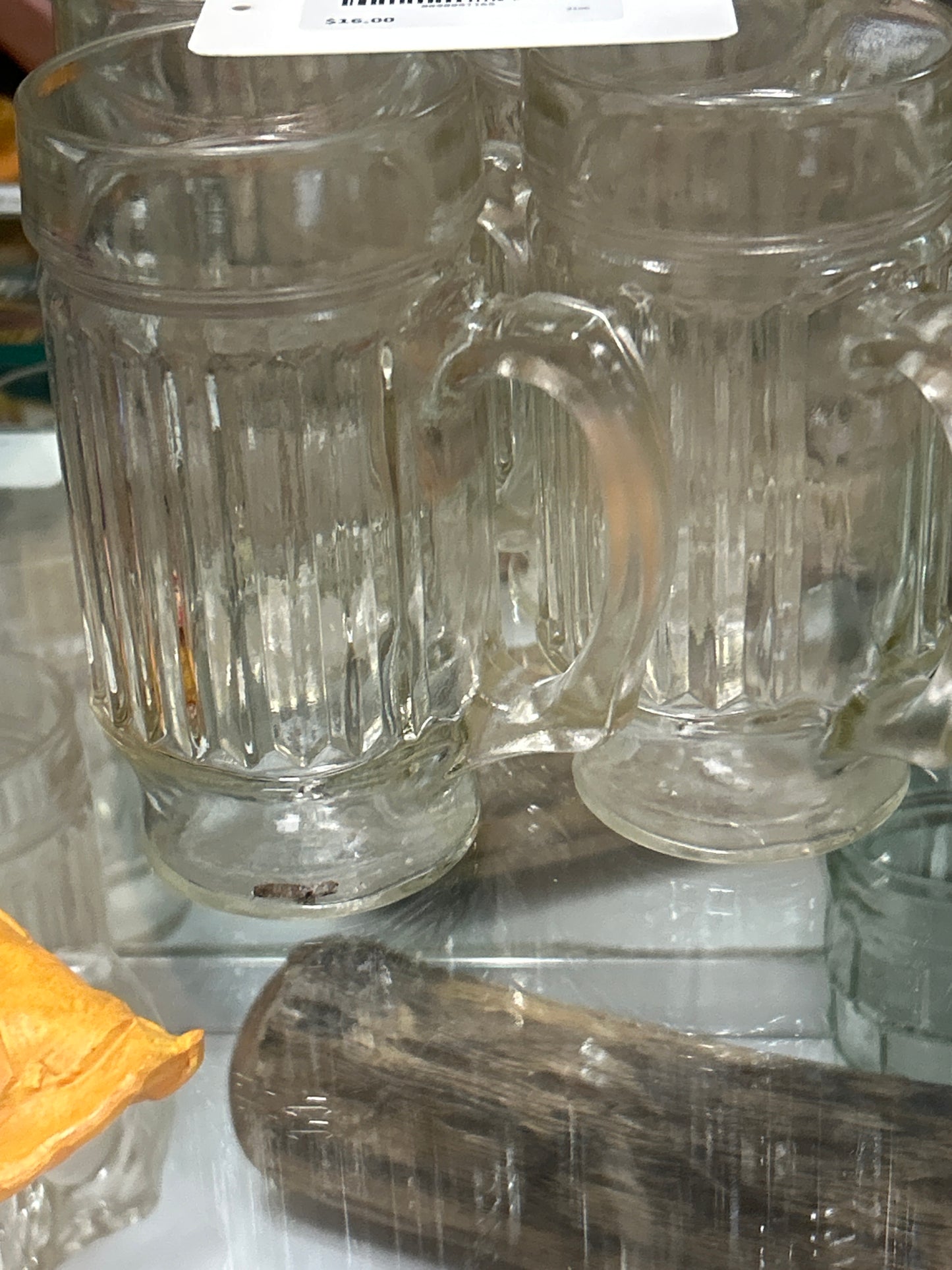 Vintage Anchor Hocking Beer Mugs (Set of 4)