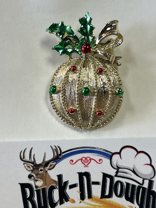 Vintage Gerry's Christmas Ornament Brooch Pin