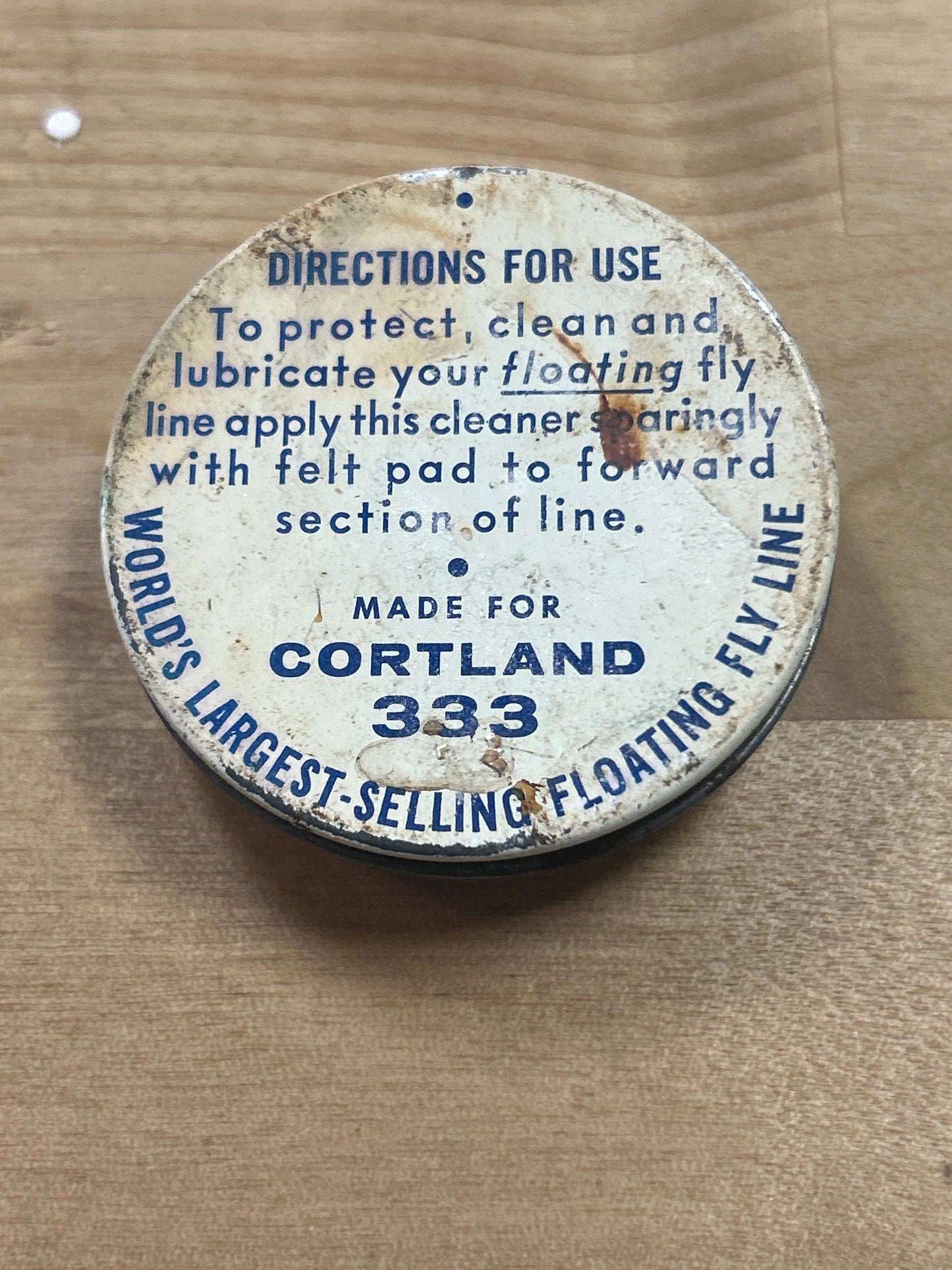 Vintage Cortland 333 Non-Sinkable Fly Line Cleaner (unused)