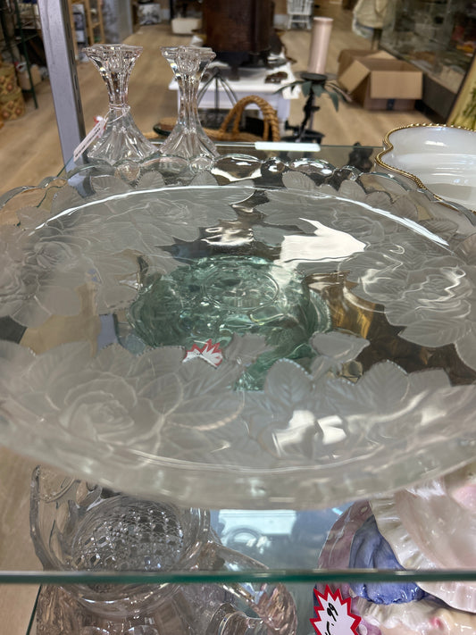 Beautiful Crystal Plater