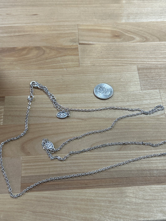 2 Flower on  Necklace 43025-5