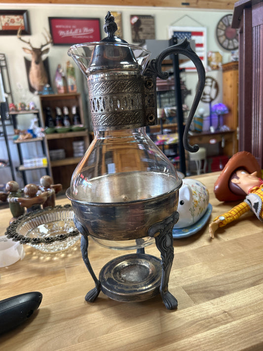 15 Vintage Sheridan Silverplate Carafe