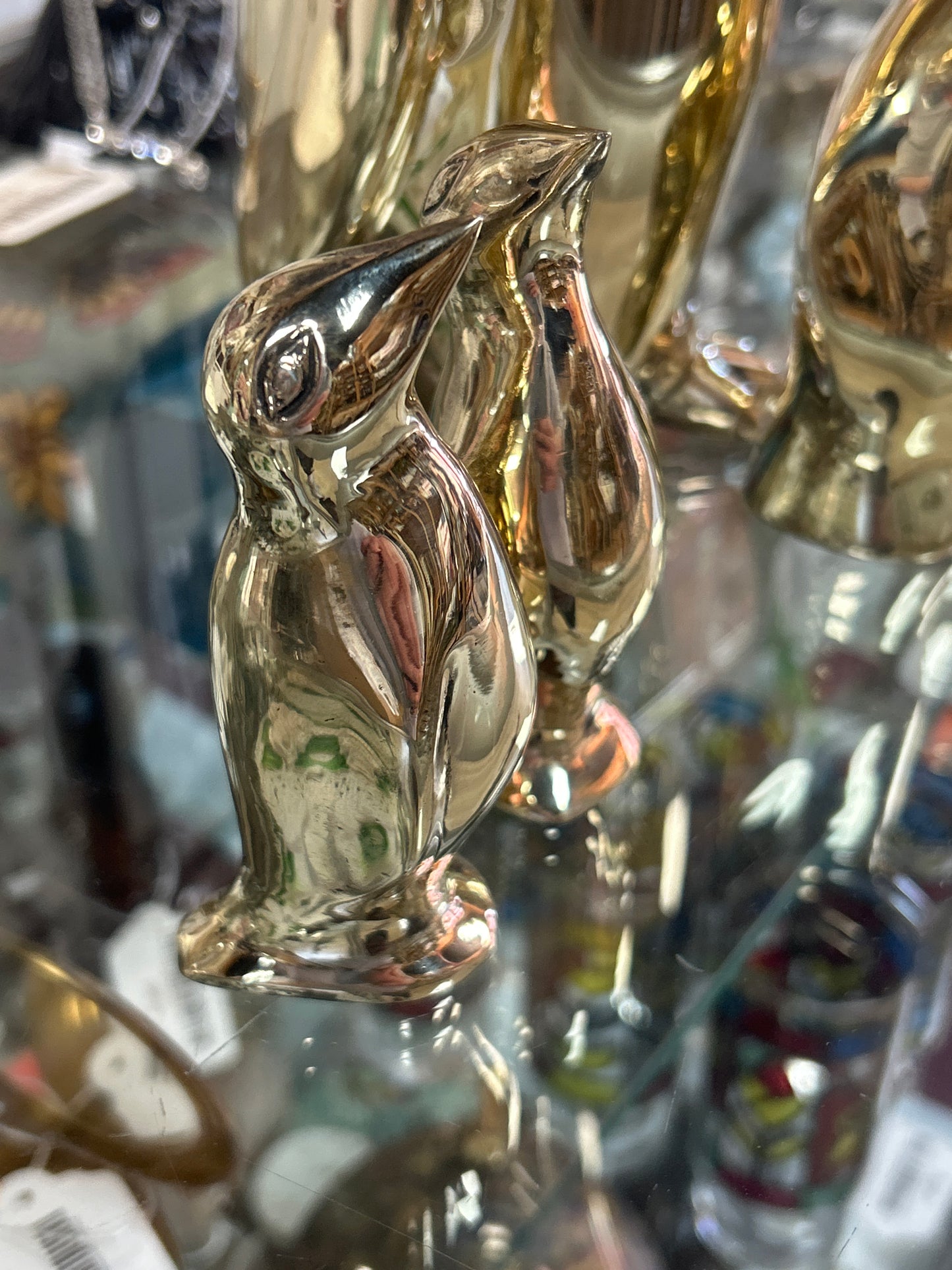 Vintage Brass Penguin Family (set of 5)