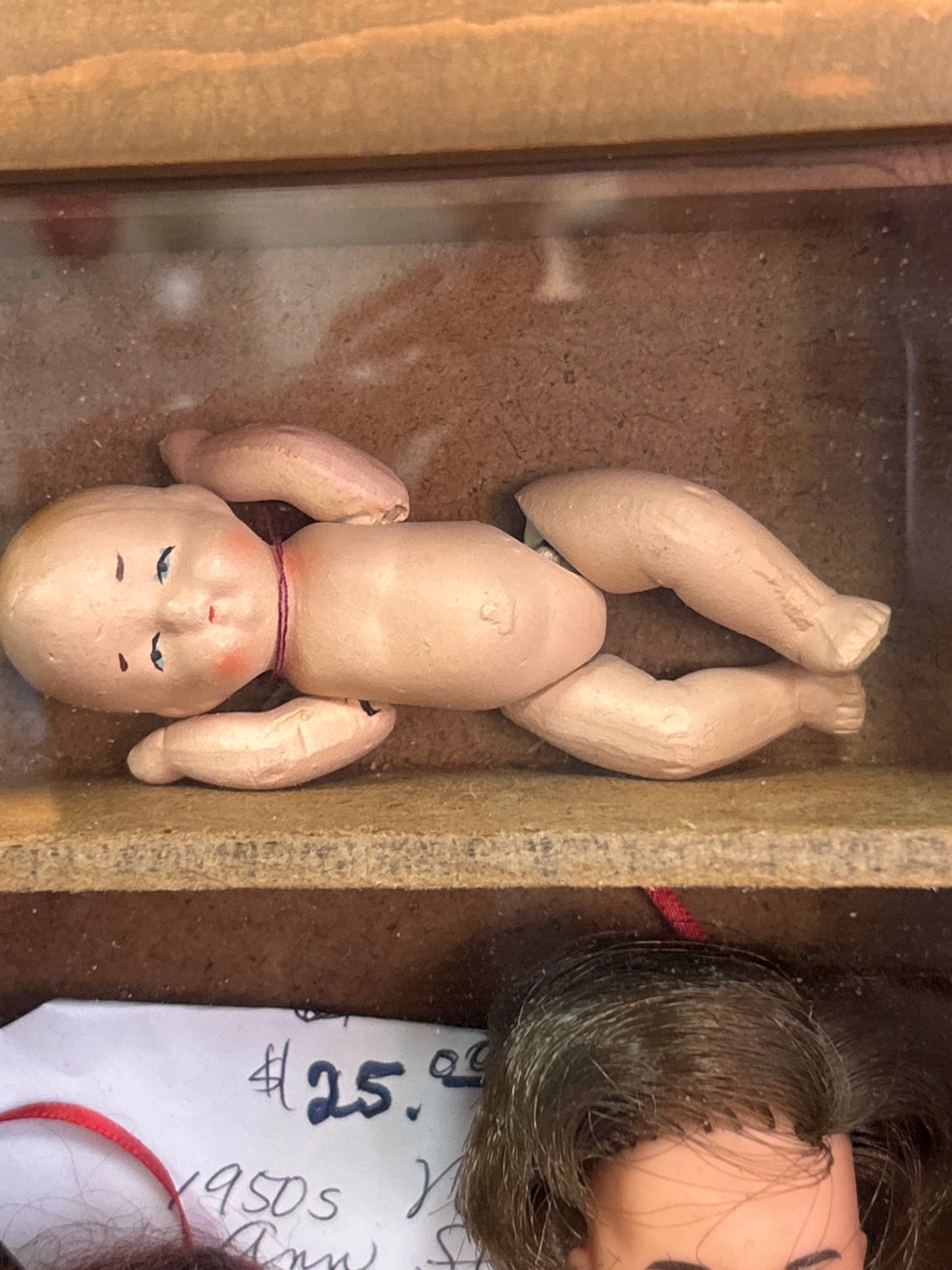 Vintage/Antique Miniature Doll collection in case