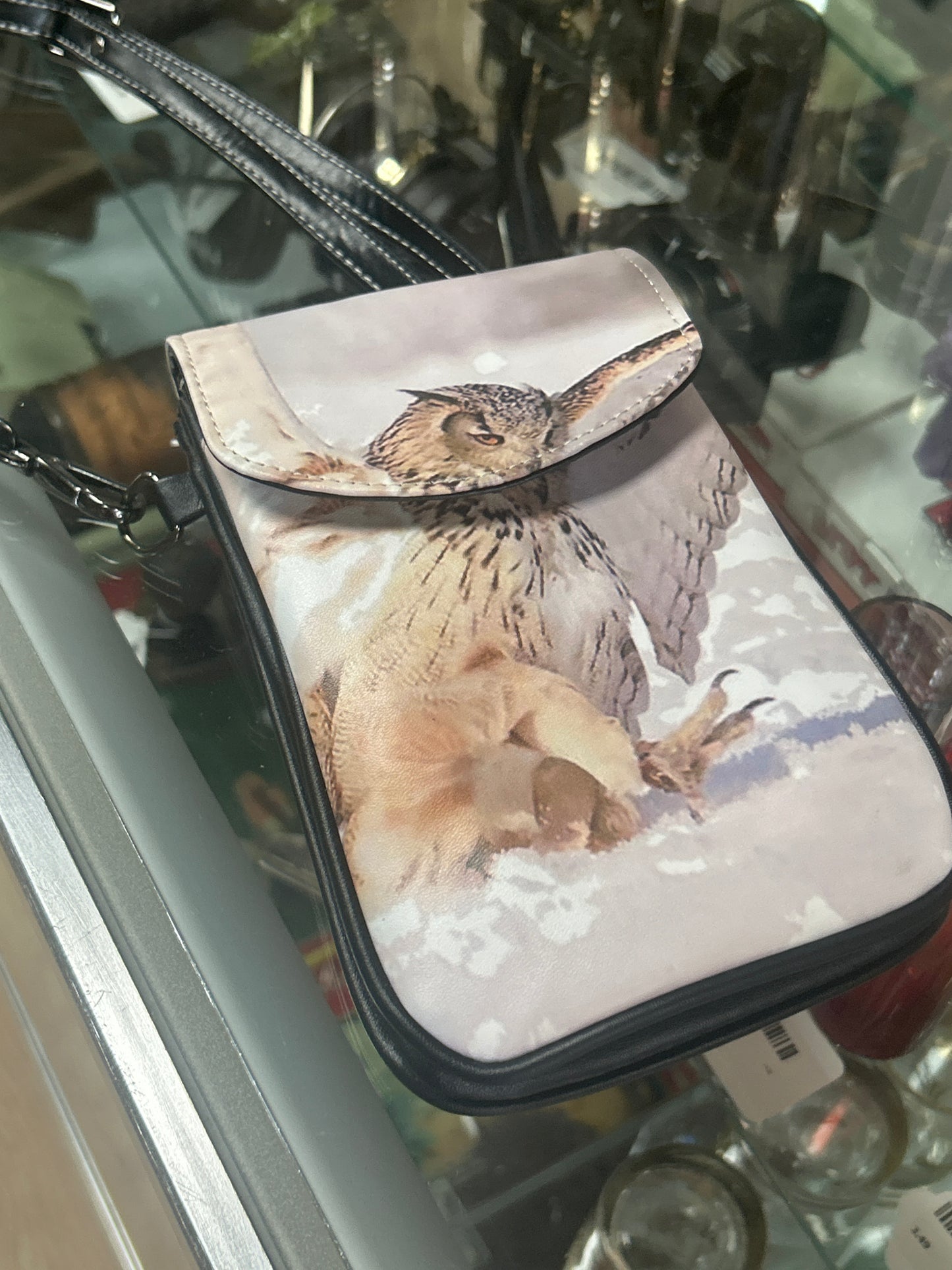 Small owl purse (preowned)