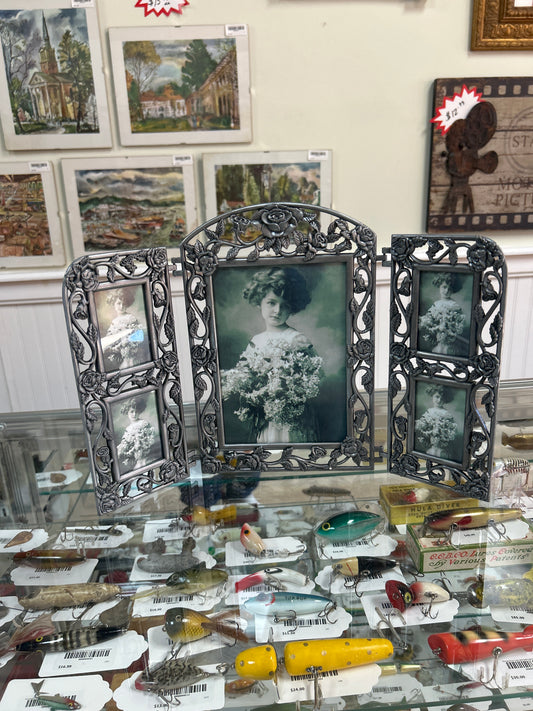 Pewter 5 Picture Frame