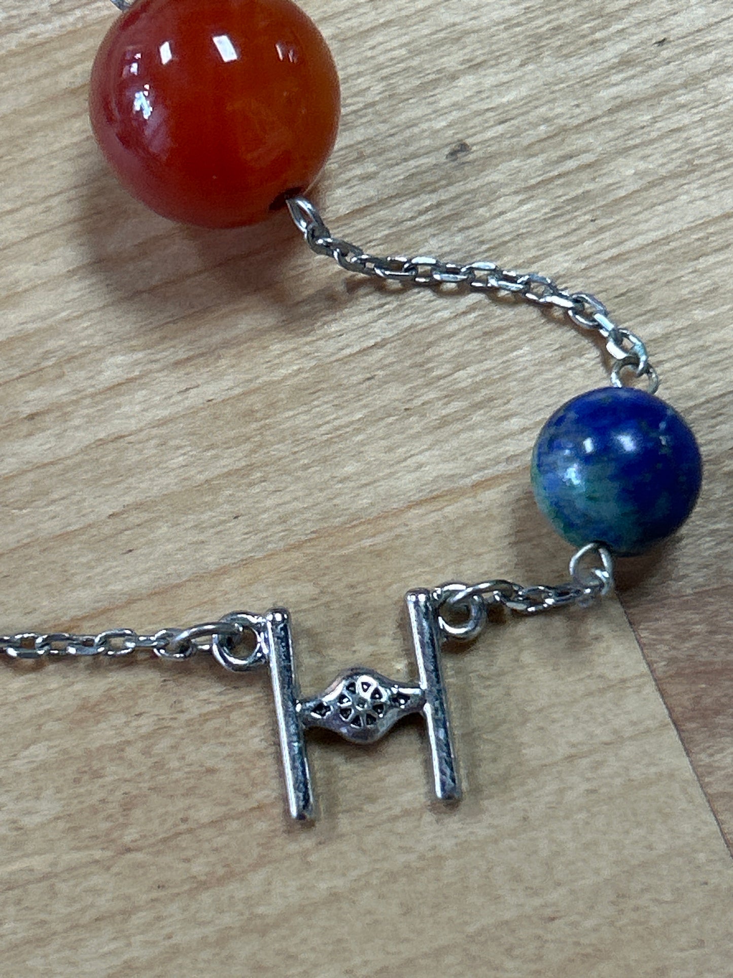 Stynning Original Lucas Film Star Wars LTD Necklace Natural Stone Planets (pre-owned)