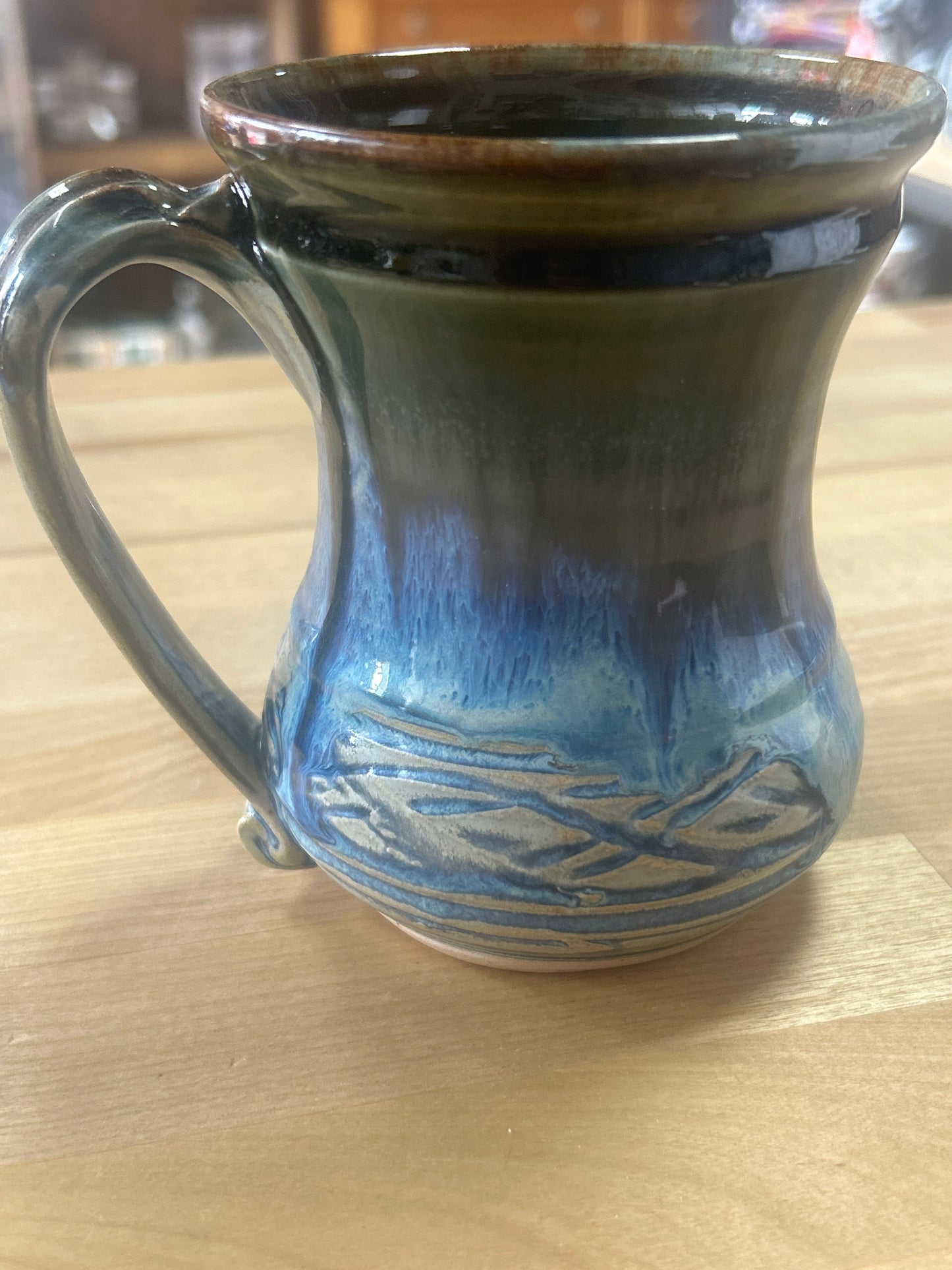Studio pottery mug (unknown signature but n bottom)