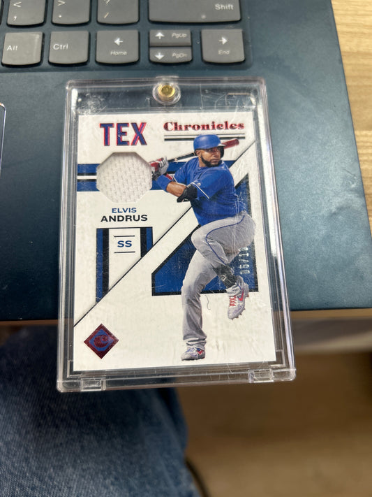 2019 Panini Chronicals Elvis Andrus 5 of 10 No. CS-EA