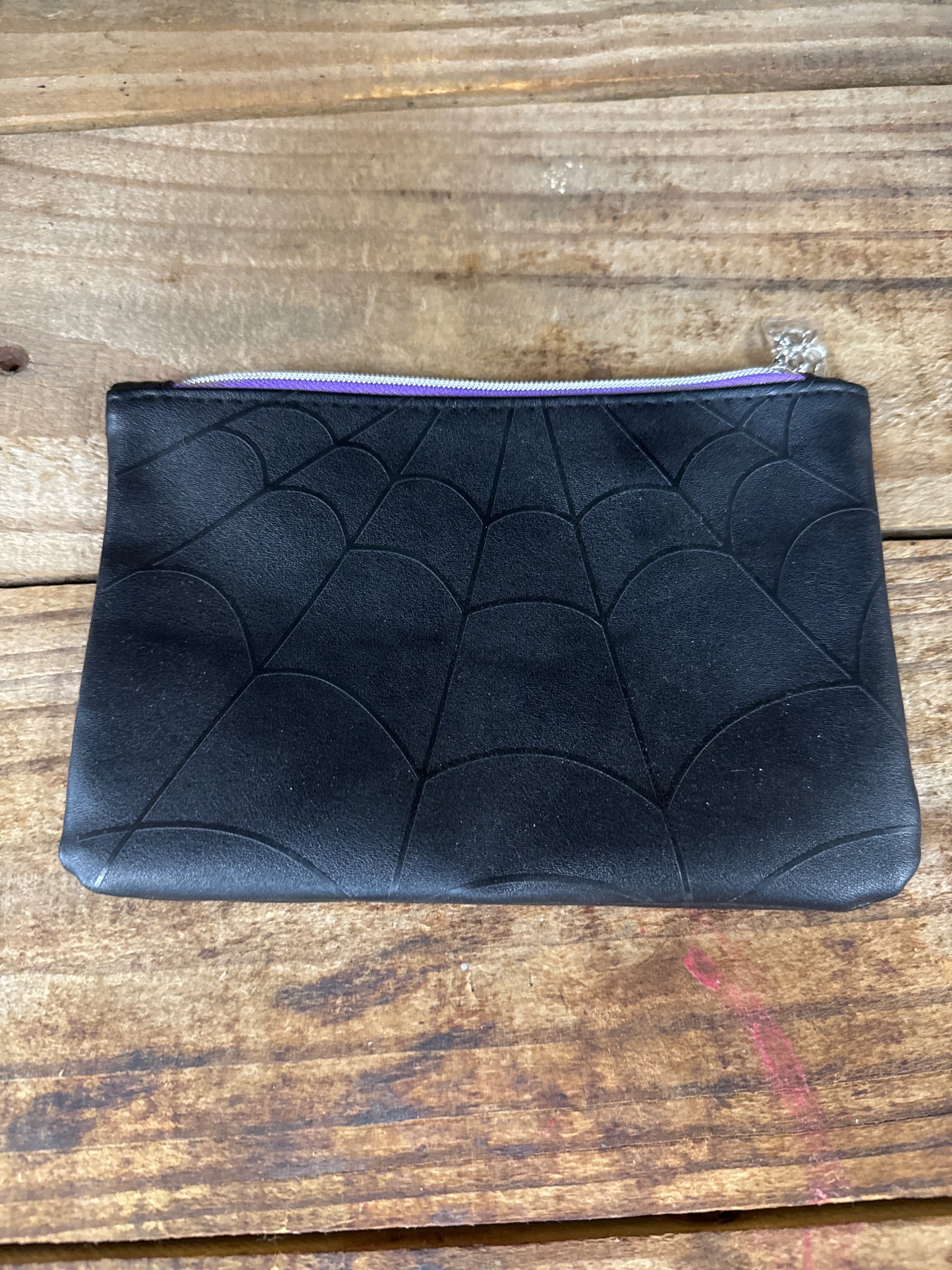 Ipsy Makeup Bag Only Black Spiderweb