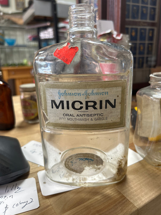 Vintage Micrin Bottle