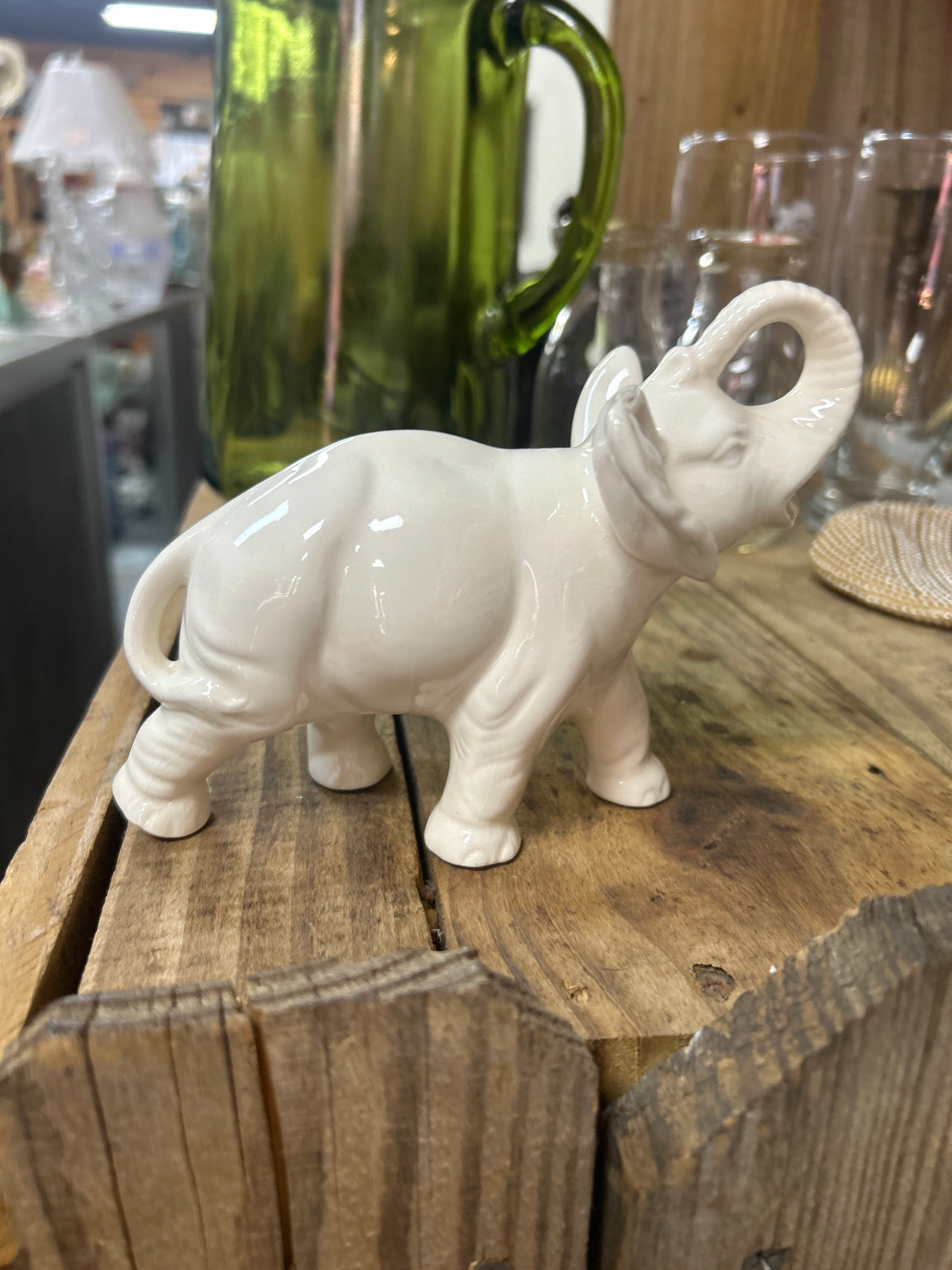 Abbott Collection Ceramic Elephant Figurine