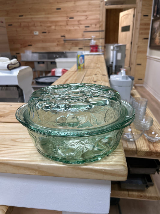 Orchard Green Glass Dish