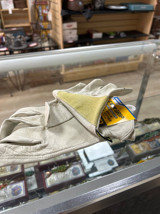Firm Grip Leather Work Gloves (Med)