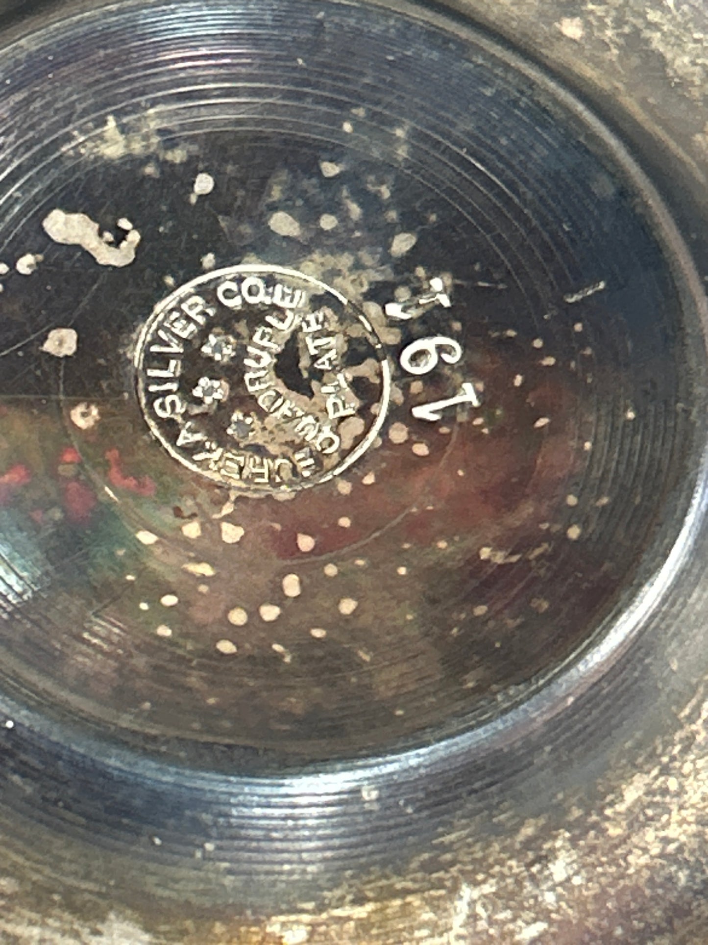 Quadruple Silver Plate Bride's Basket