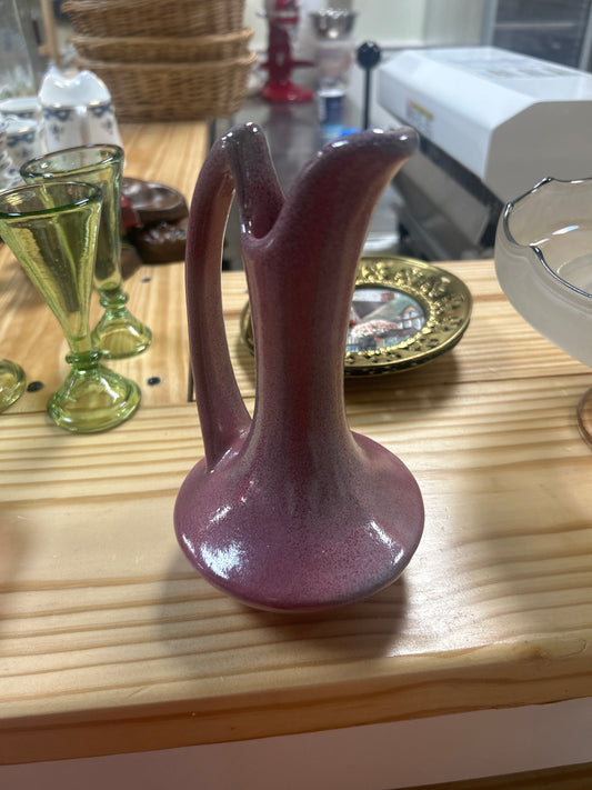 1940s Niloak Pottery 7.25" OZARK DAWN II Ewer Vase, Mid-Century Modern Glaze