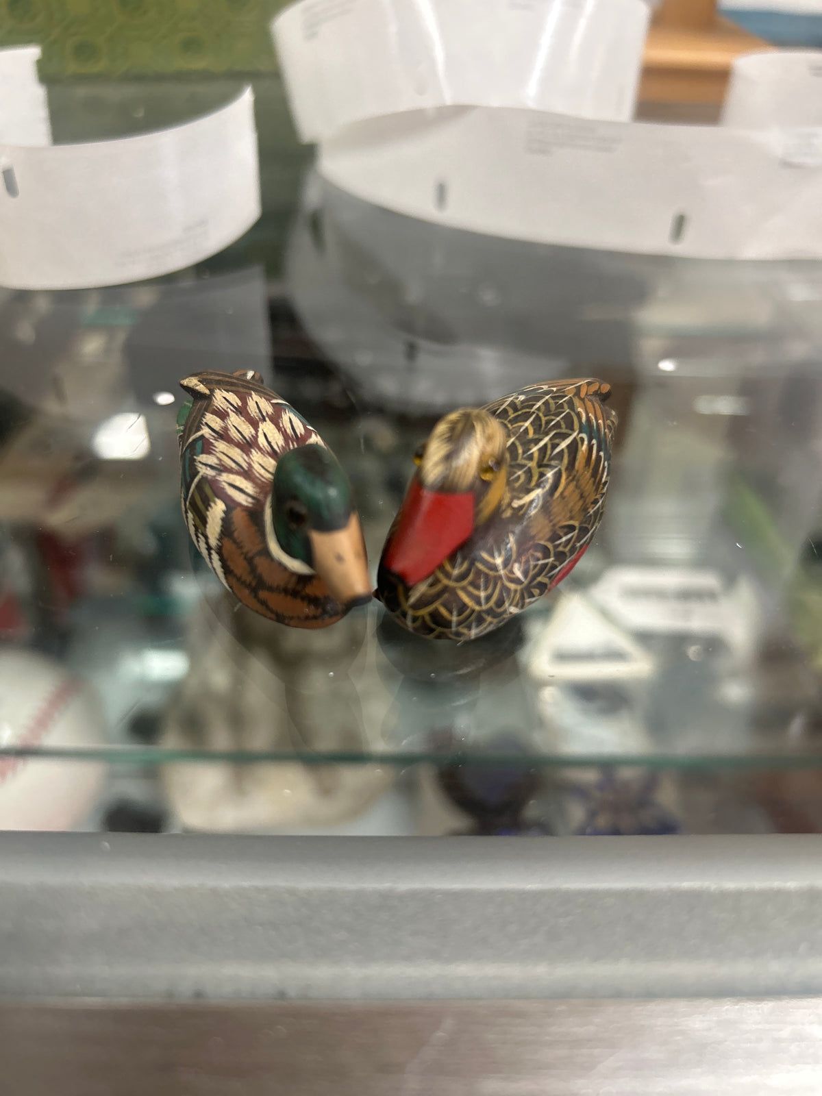 Mini duck sculptures