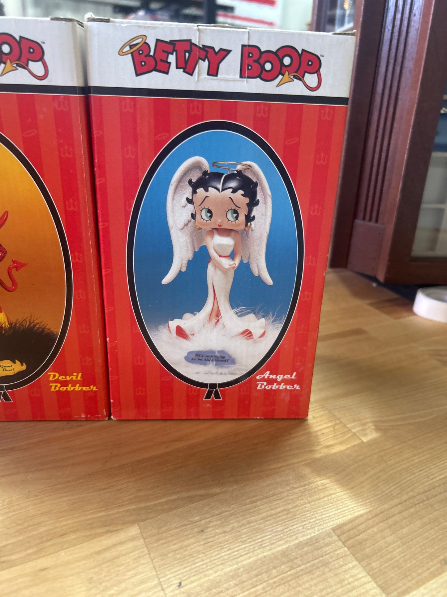 Betty Boop Devil and Angel Bobber SET (both new in box RARE)