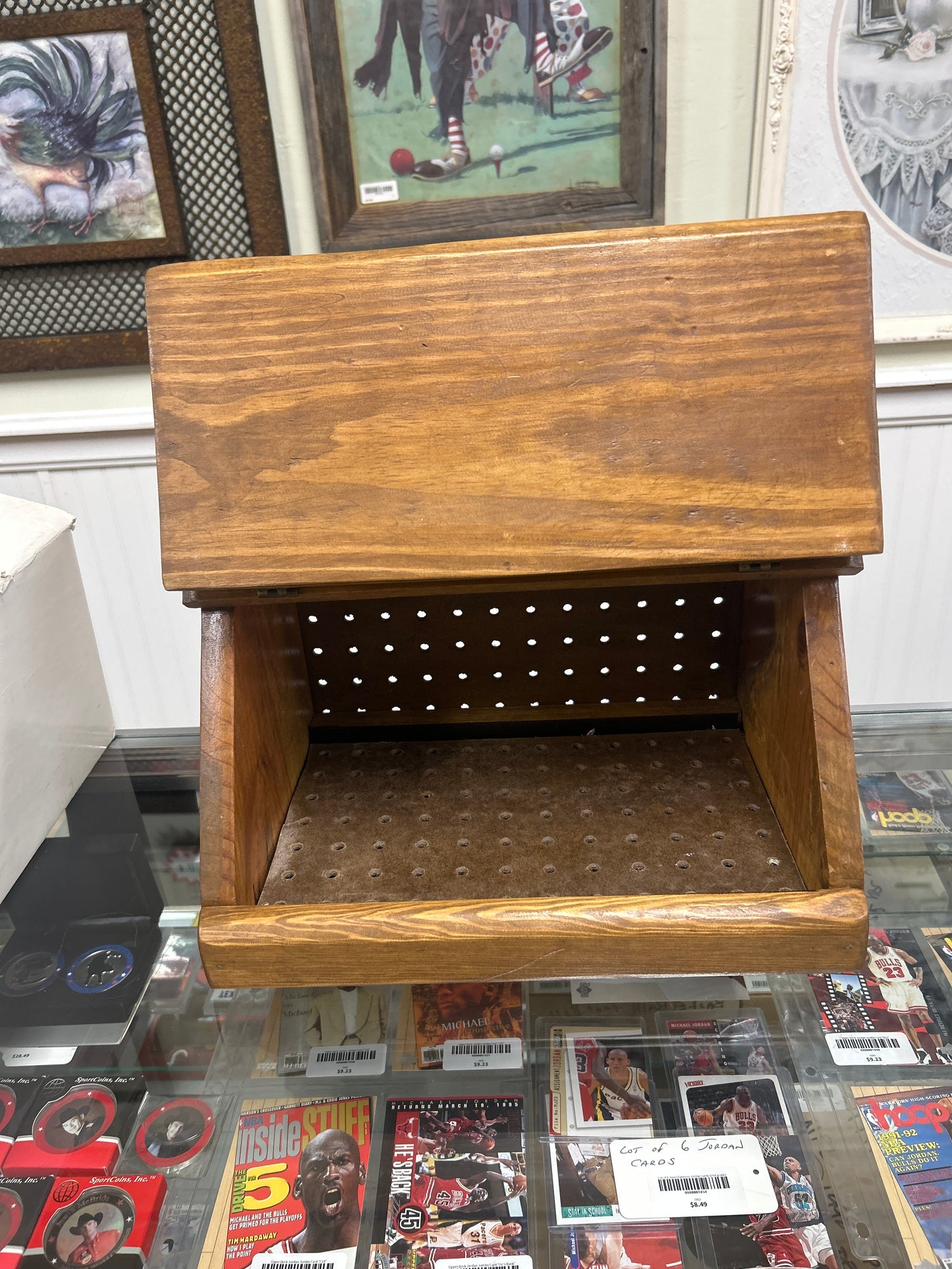 Vintage Wood Bread Box