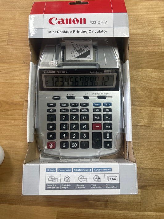 Canon P23-DHV Printing Calculator