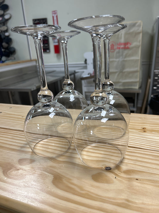 Circle Bubble Wine Glasses (set of 4)