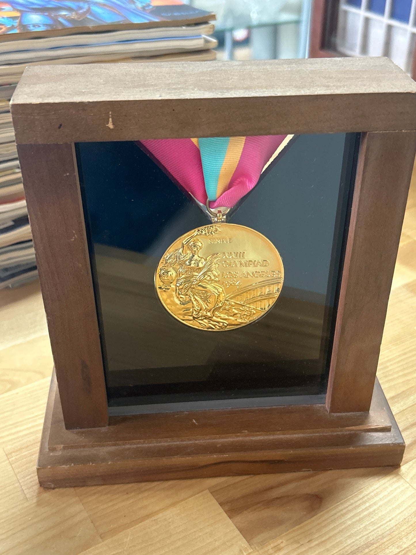 Josten’s Sample Metal 1984 Olympics in original case