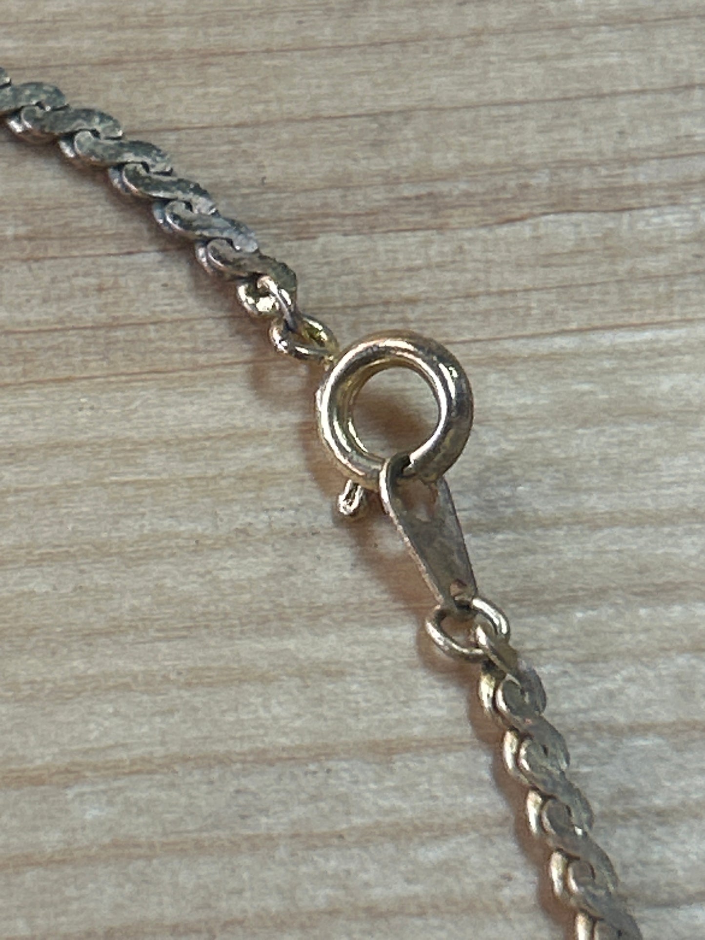 Gold tone necklace