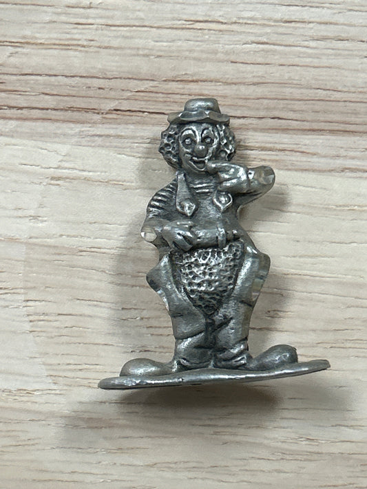 1" Pewter clown