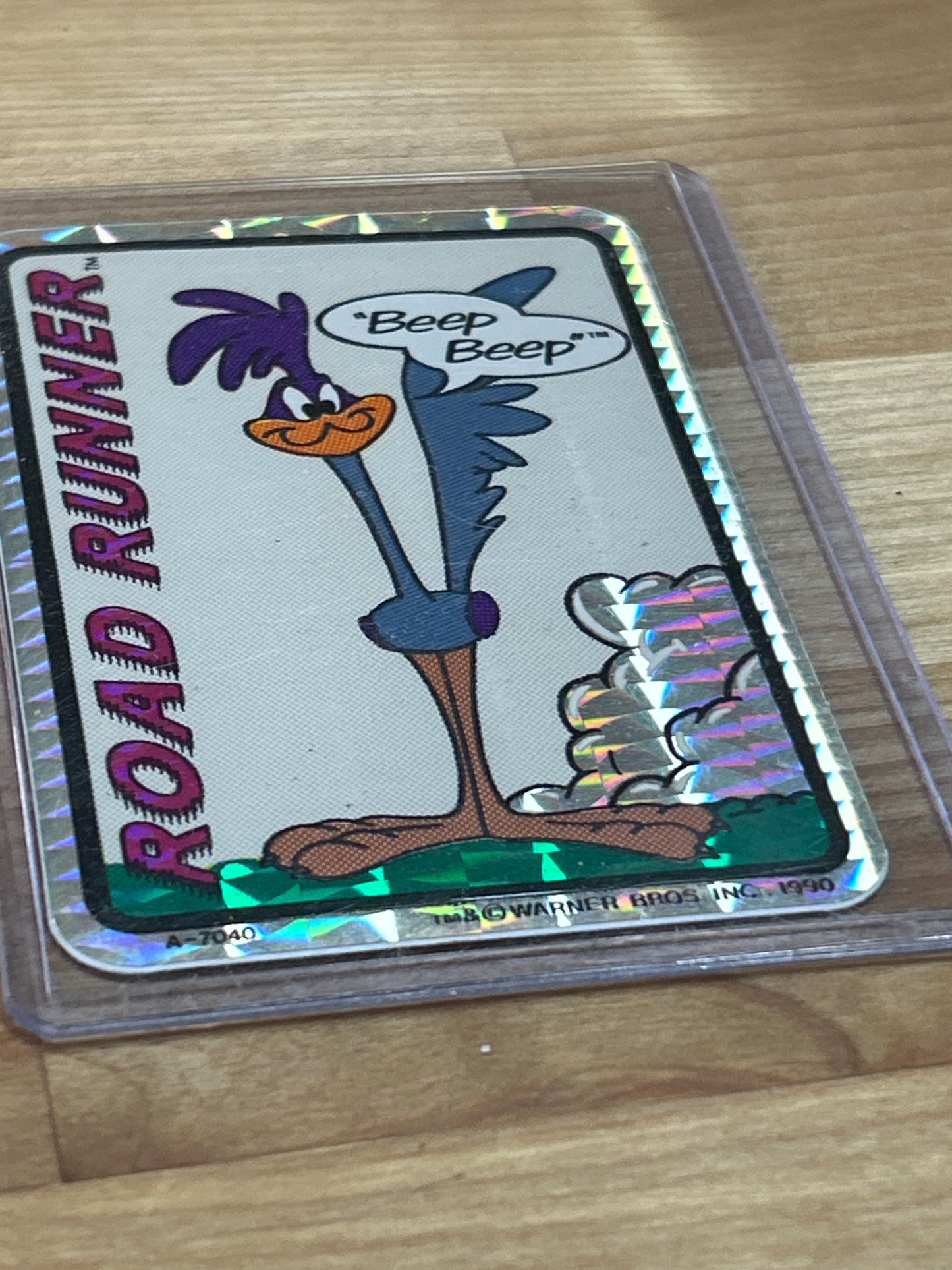 Vintage 1990’s Roadrunner Sticker Holographic