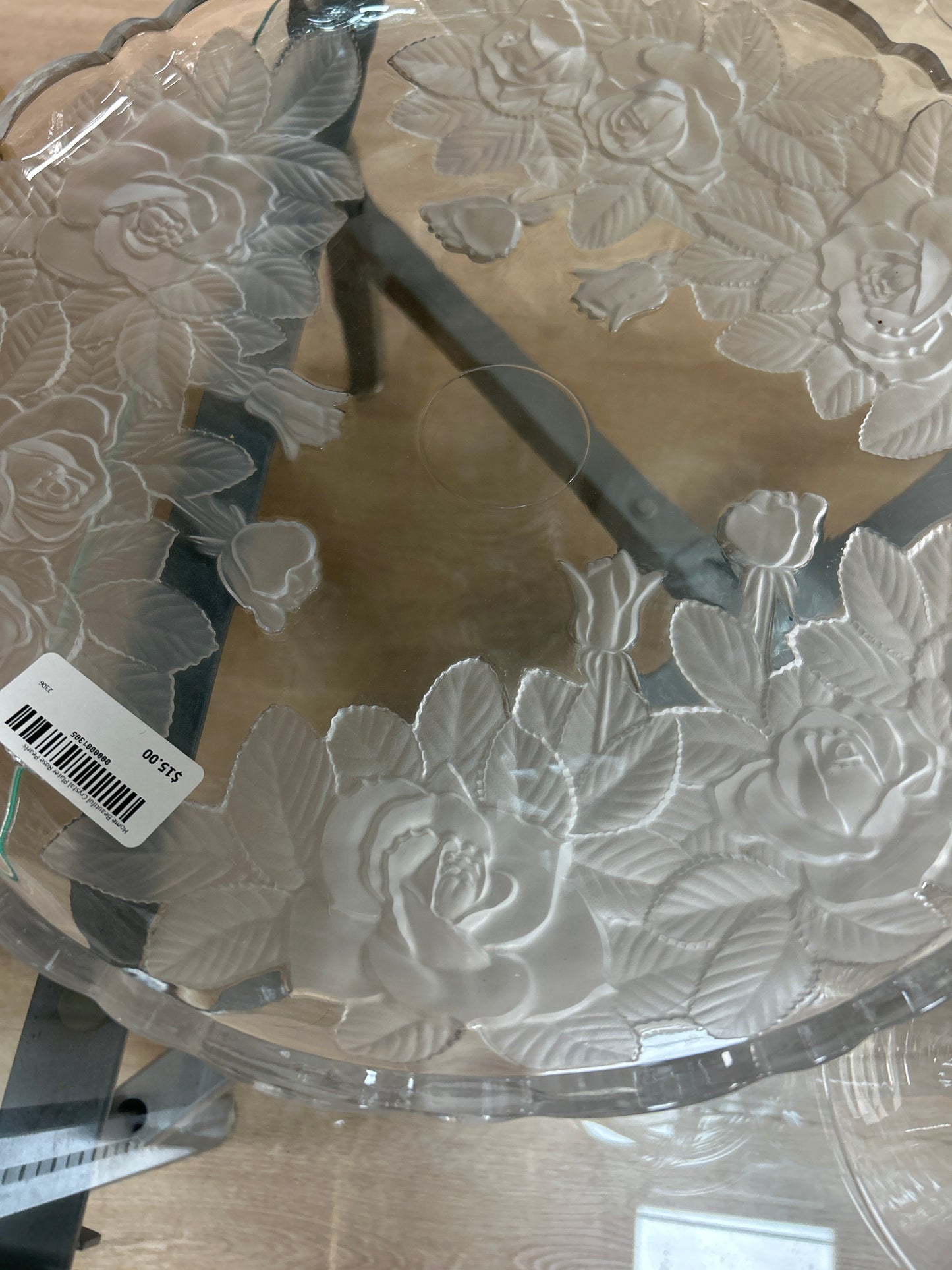 Beautiful Crystal Plater