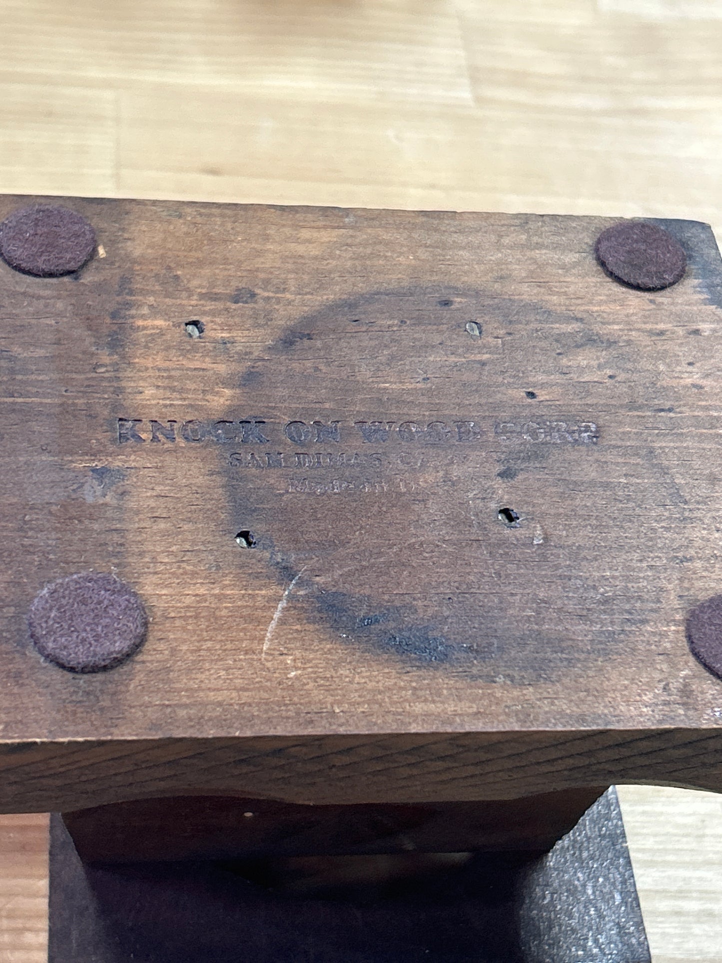 Vintage wooden Bubble Gum dispenser