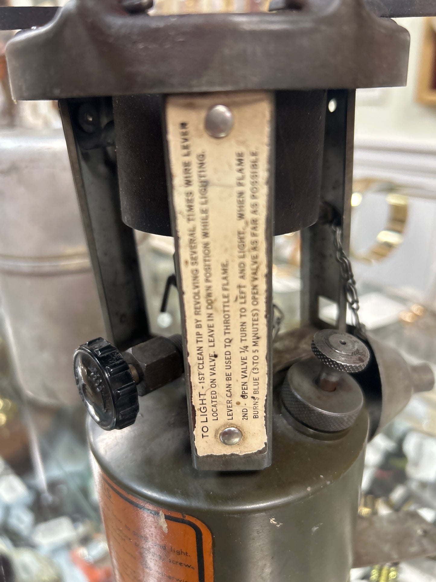 US 1945 WW2 Coleman Stove (dated)