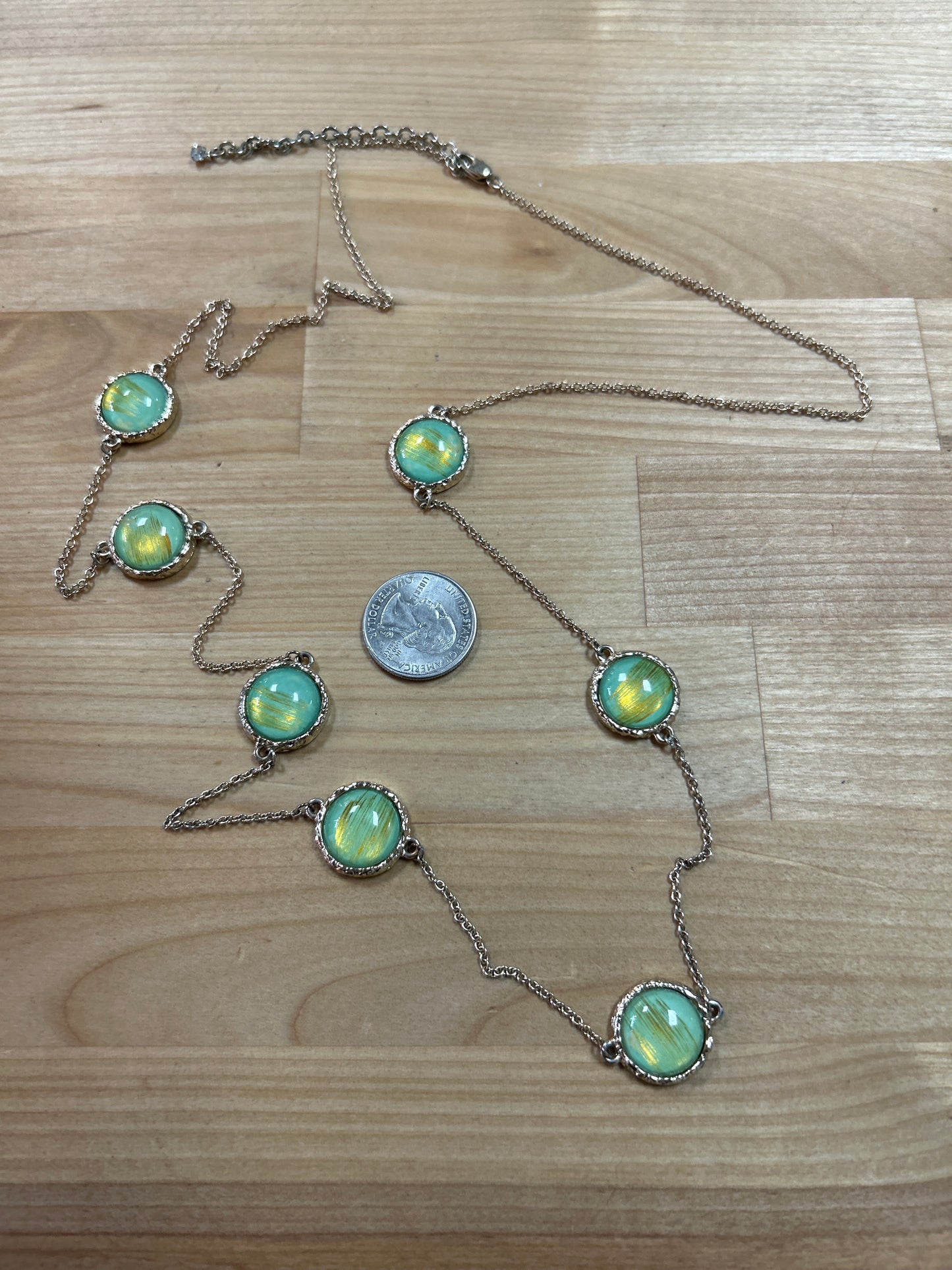 Green Necklace 43025-6