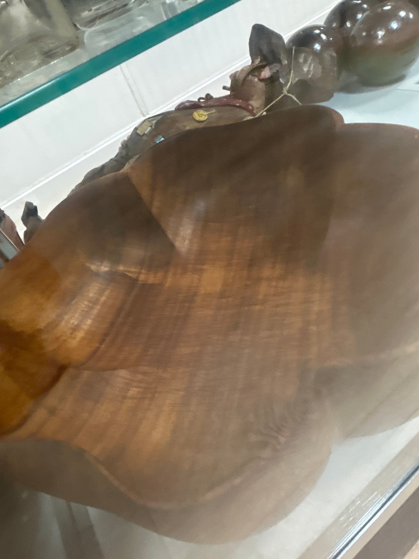 Vintage wood bowl Blain Hawaii 14”
