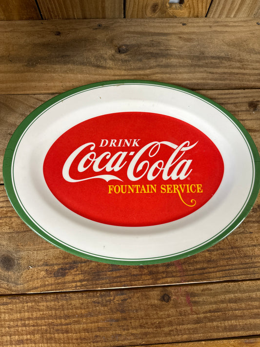 Coca-Cola Medium Oval Melamine Platter (Coke)