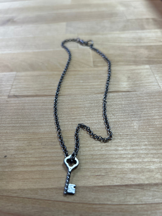 Key Necklace Dark Tone