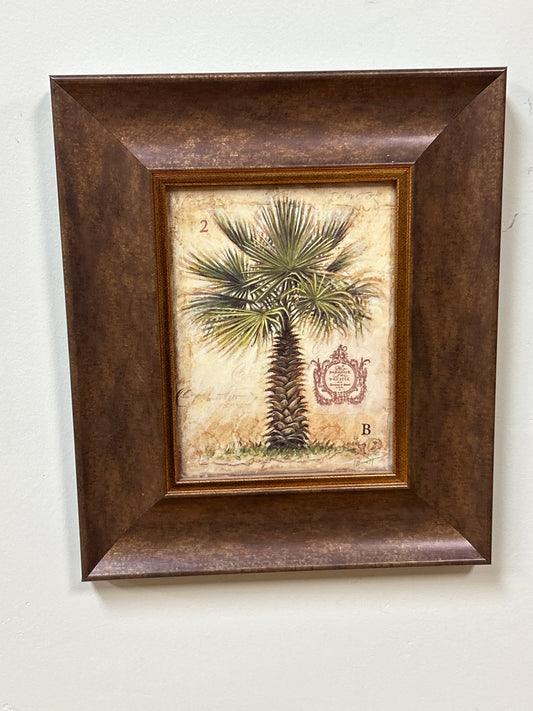 Print by Chad Barrett framed palm #2